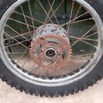 Honda Xr Style Rear Wheel.new Tyre Prohect Spares Or Repair .dna 110 Cc .16 Inch