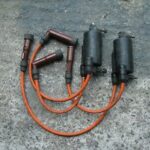 Kawasaki Gpz600r Pair Of Ignition Coils And Ht Leads Spares Repair